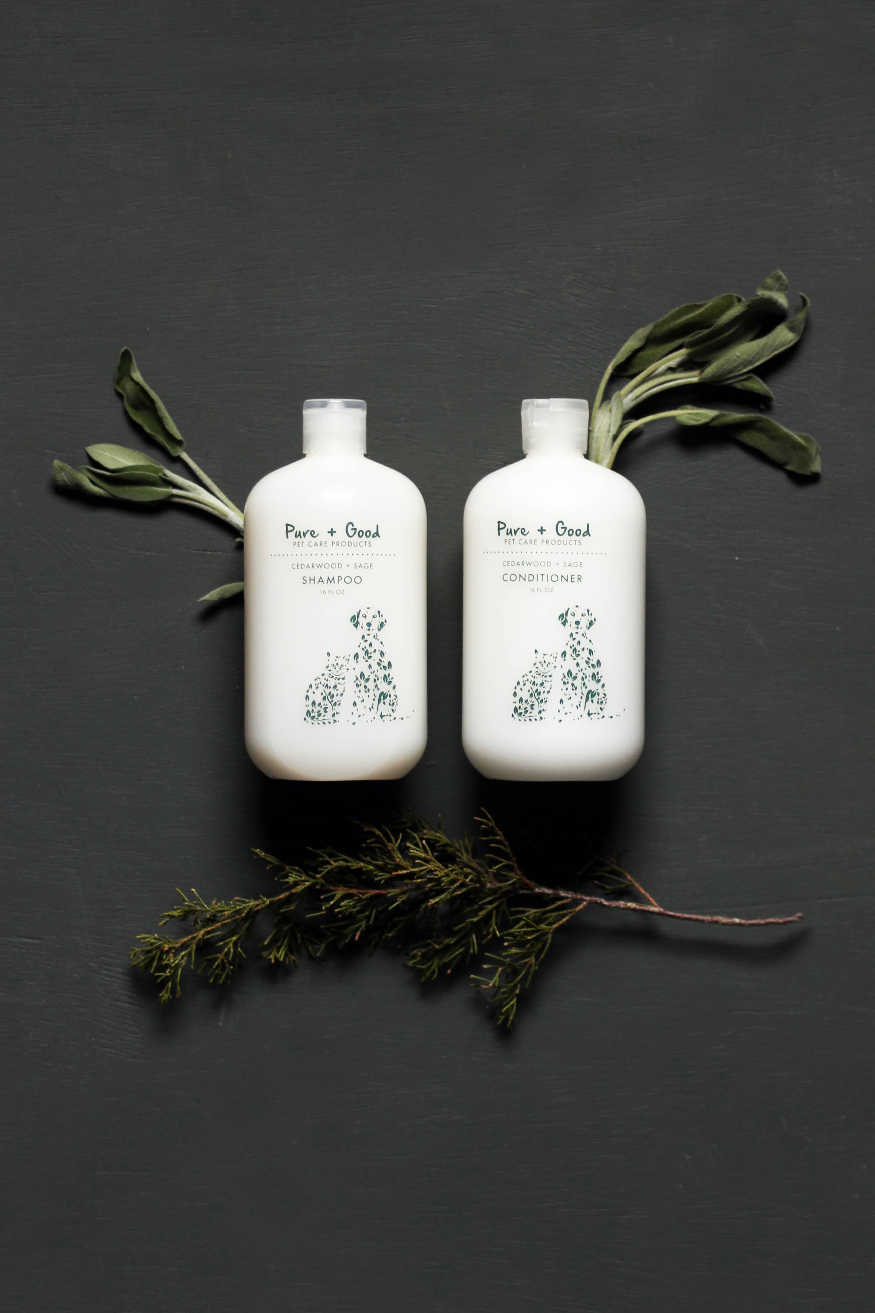 Dog & Cat Shampoo: Cedarwood + Sage