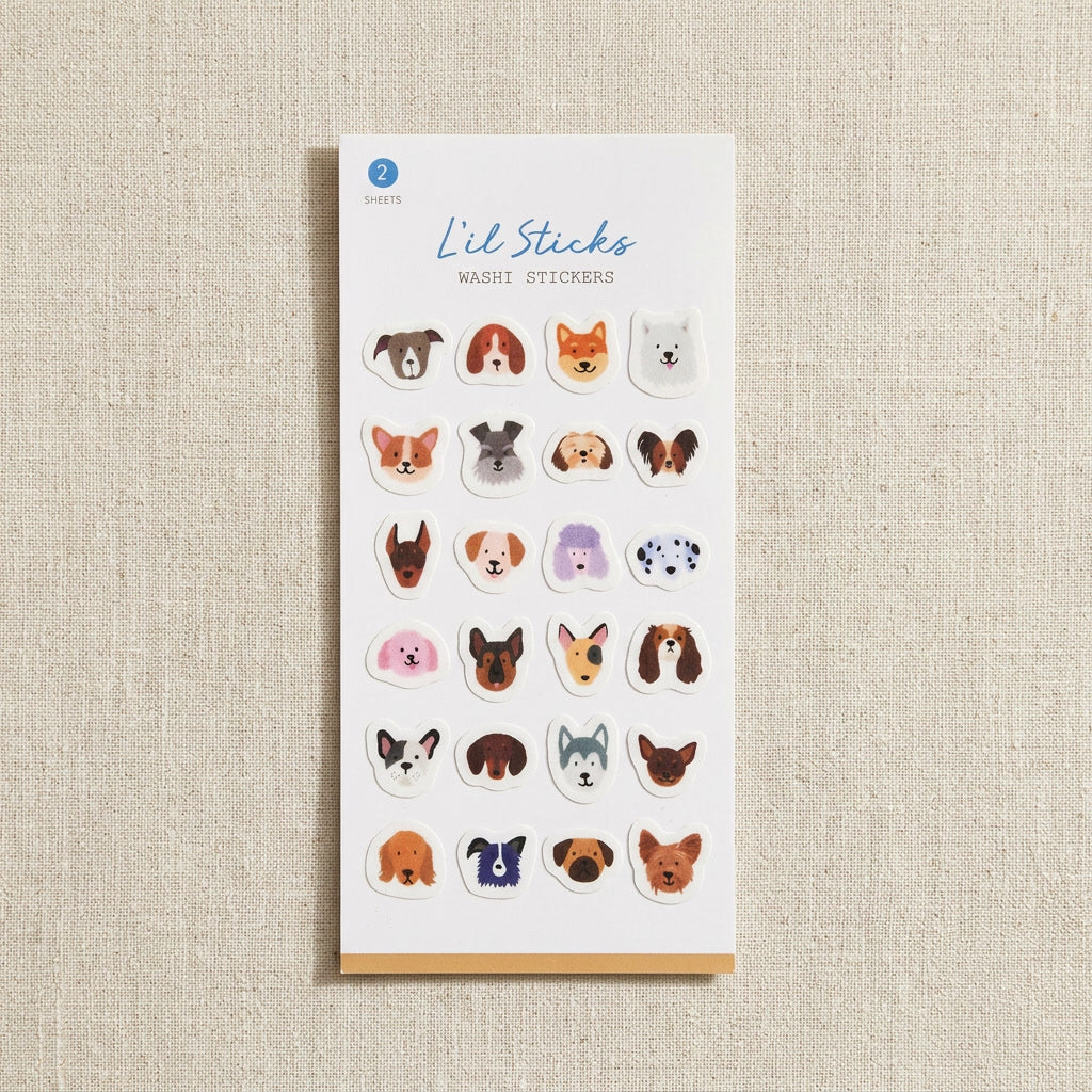 Dogs L’il Sticks Washi Stickers