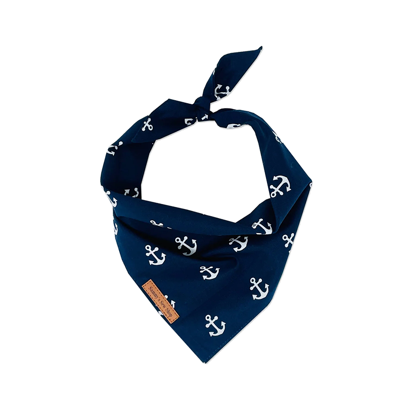 Lost at Sea Dog Bandana