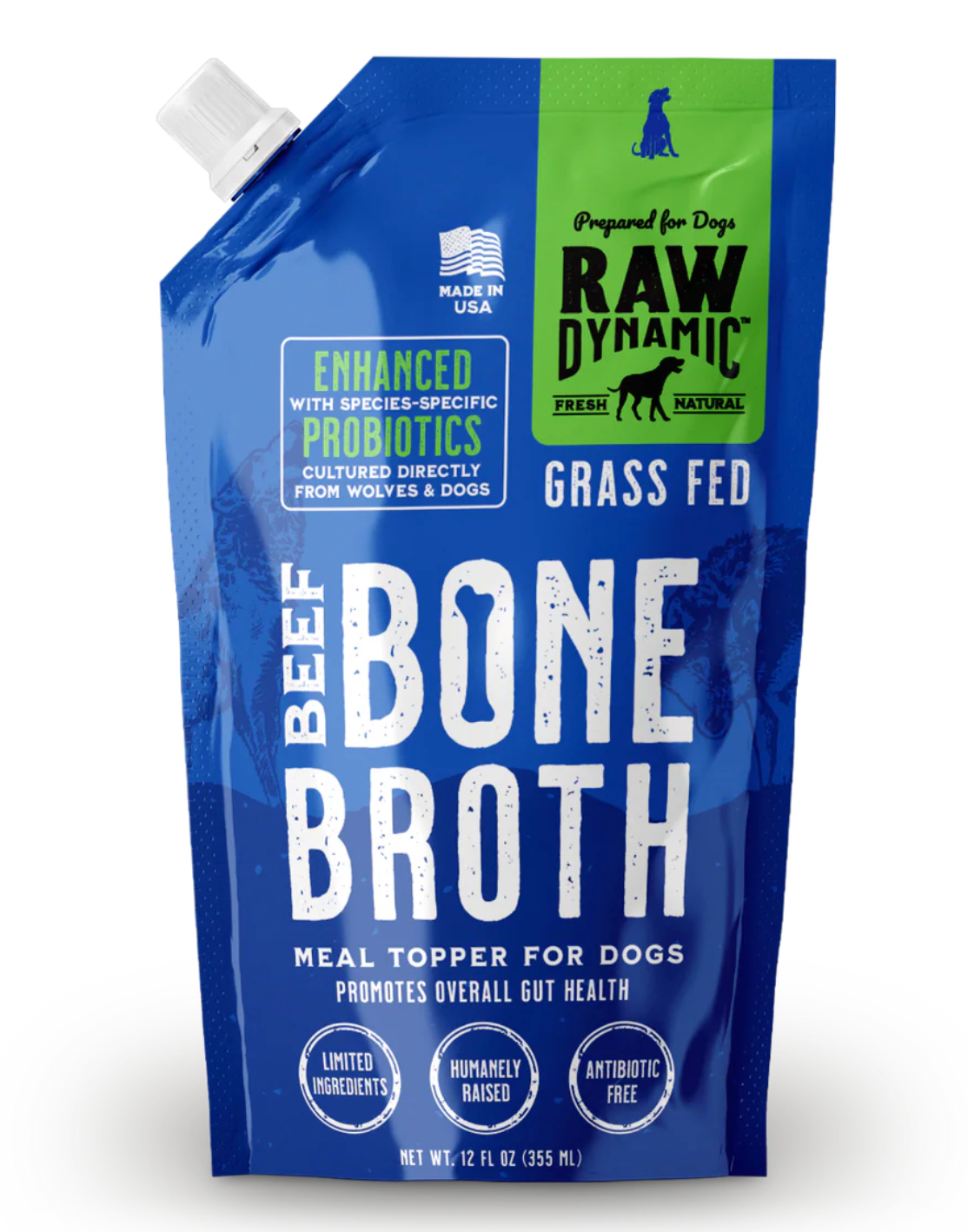Raw Dynamic - Bone Broth - Beef for Dogs