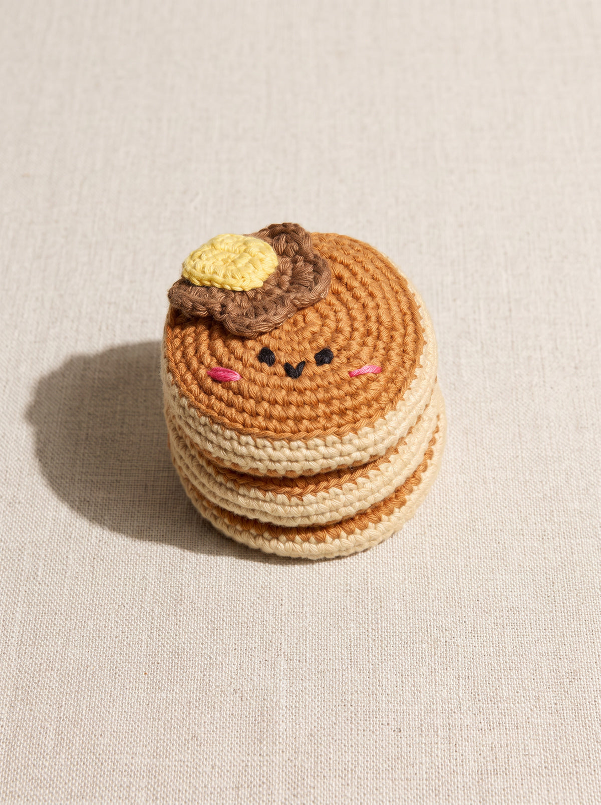 Hand Crochet Cotton Pancakes Toy