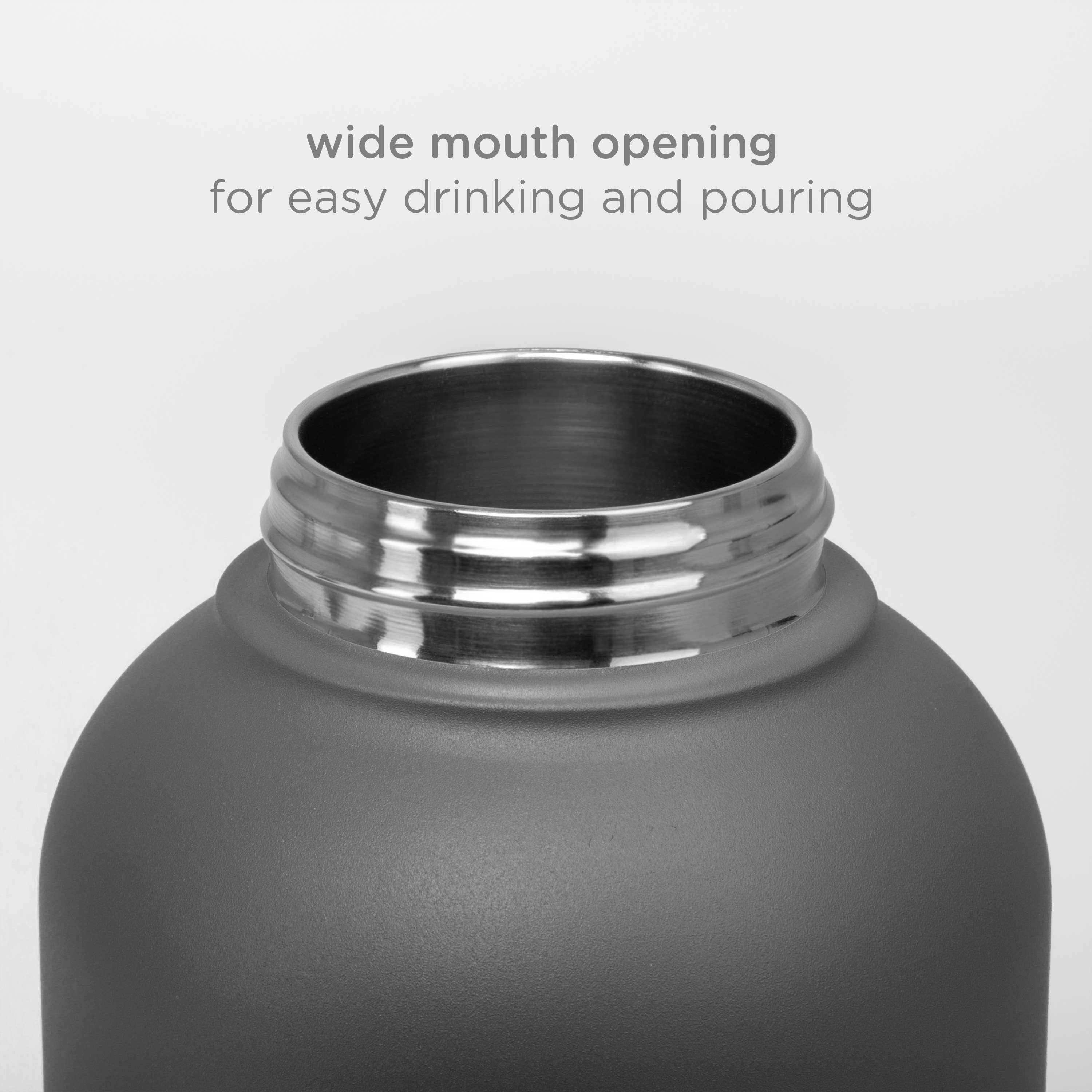 Charcoal Pup + Me Water Bottle