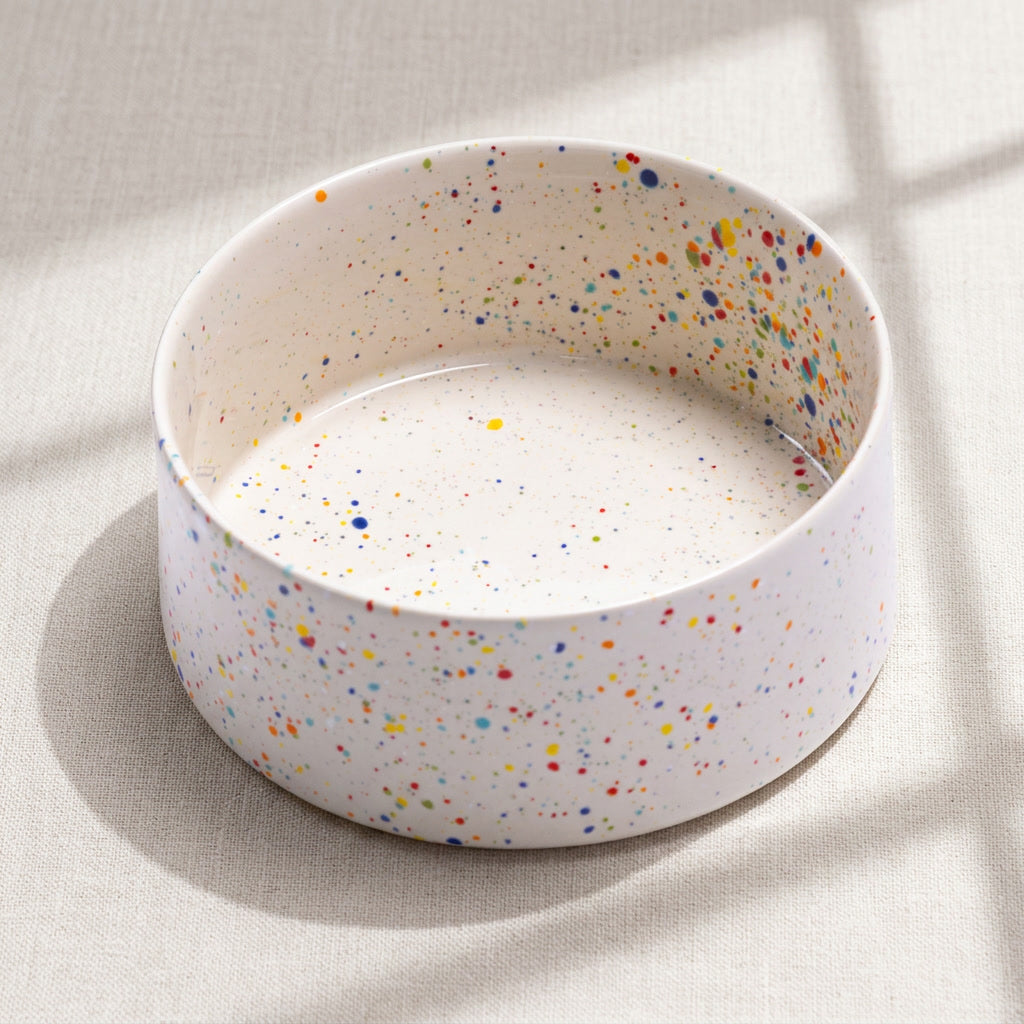 Confetti Dog Bowl