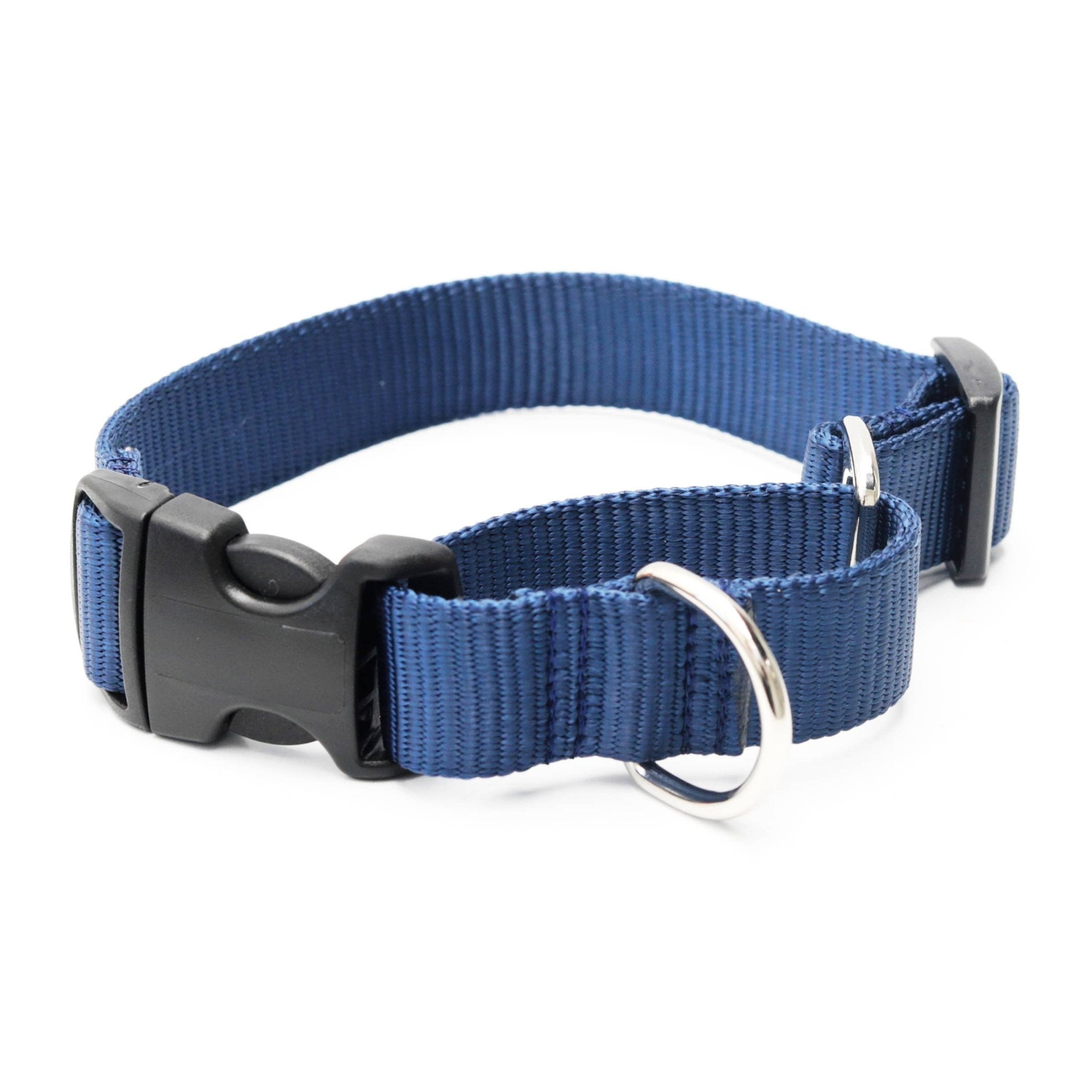 Nylon Martingale Loop Dog Collars Quick Release Buckle - THE BOXER