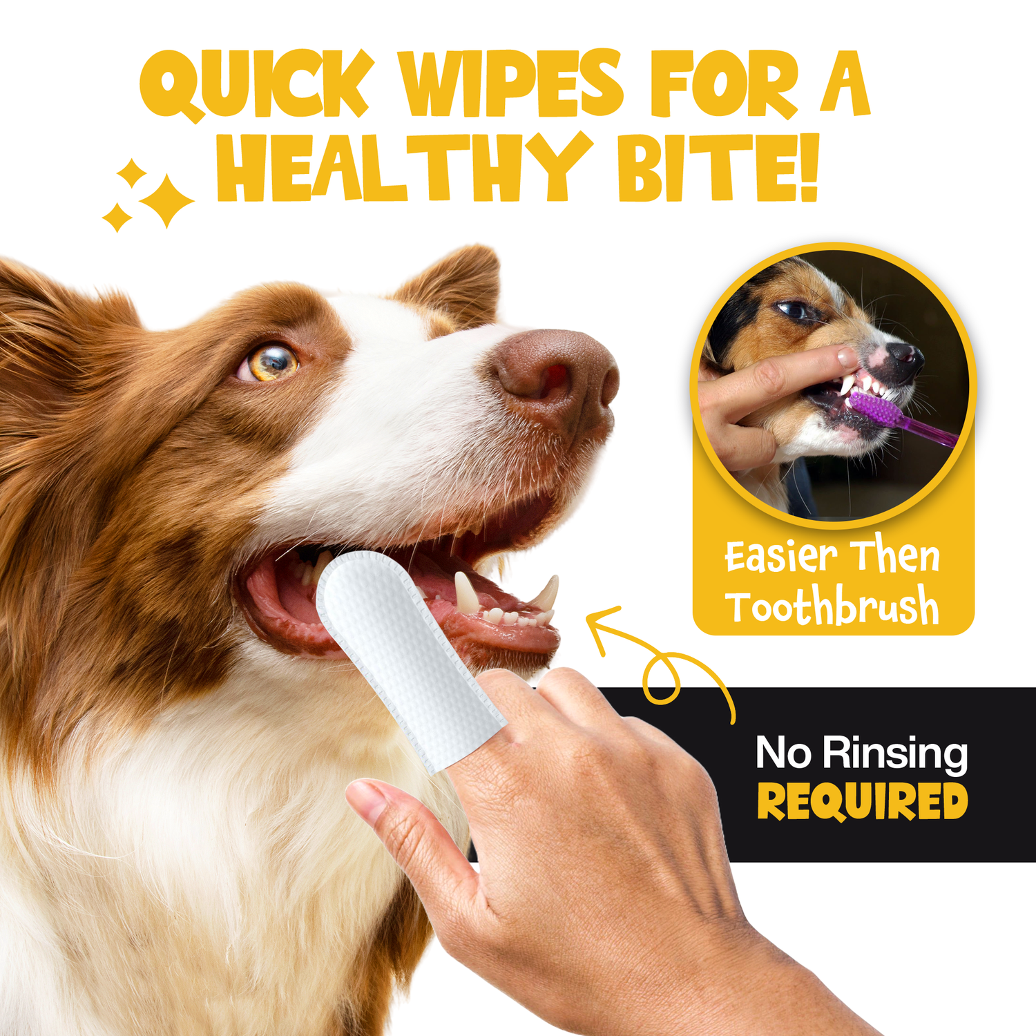 Roofus Dental Wipes | Peanut Butter | 60ct