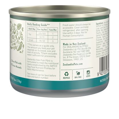 Zealandia Hoki Fish Pâté Wet Dog Food