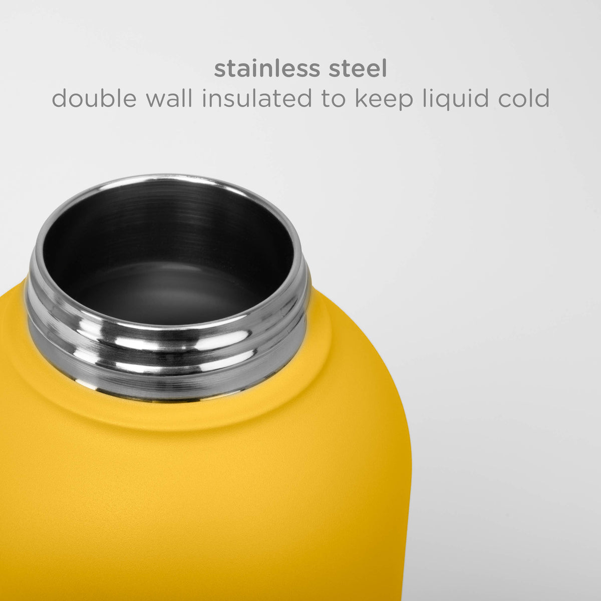 Yellow Pup + Me Water Bottle