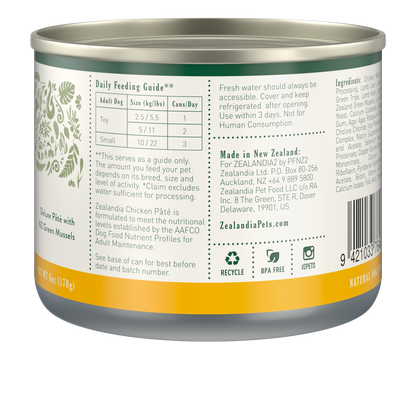 Zealandia Chicken Pâté Wet Dog Food