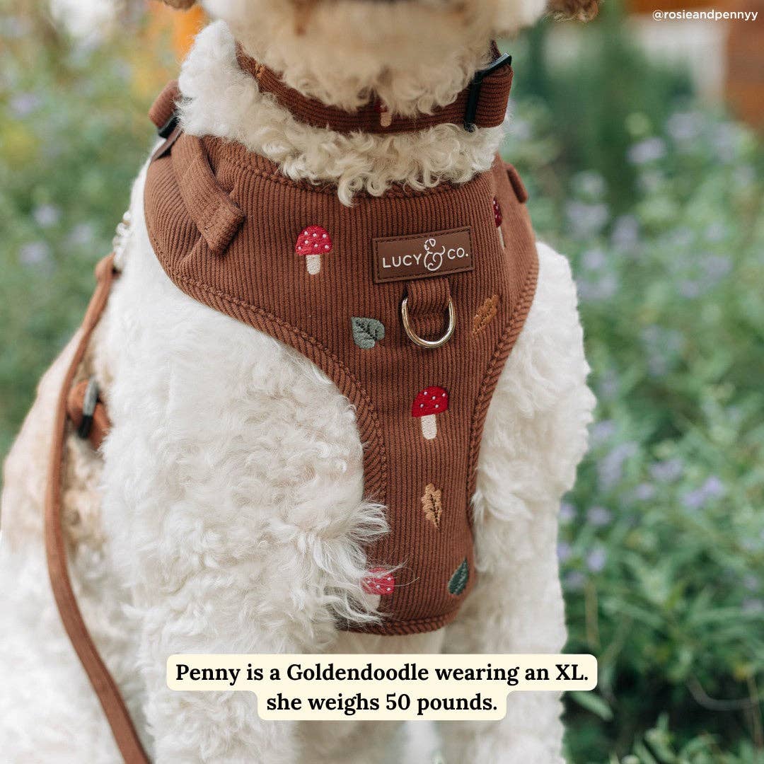 Woodland Wonder Corduroy No-Pull Harness