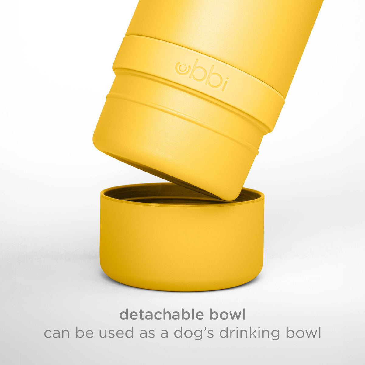 Yellow Pup + Me Water Bottle