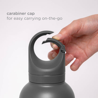 Charcoal Pup + Me Water Bottle