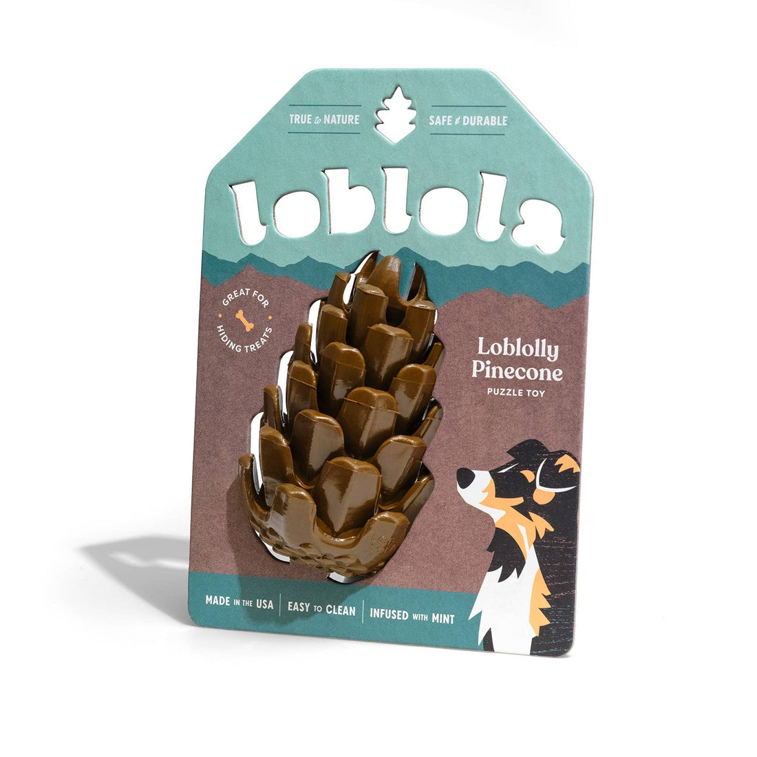 Loblolly Pinecone Puzzle Dog Toy