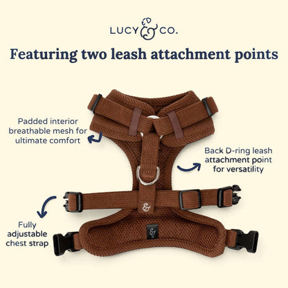 Woodland Wonder Corduroy No-Pull Harness