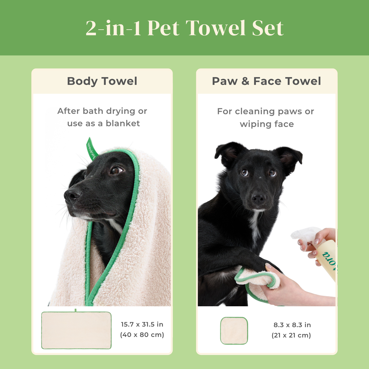 Rub Me More Pet Spa Towels Set