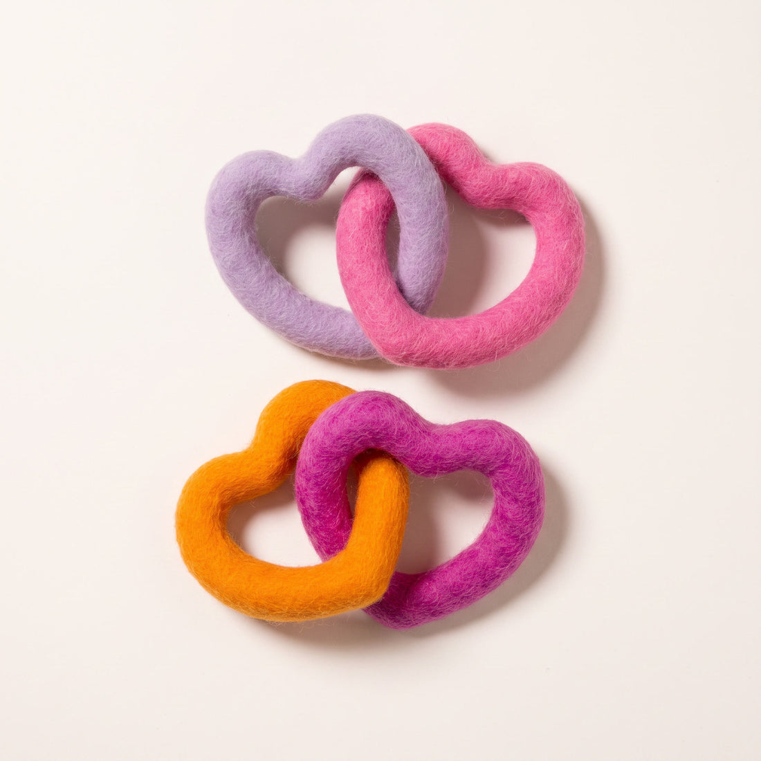 Sweethearts Felt Wool Toy