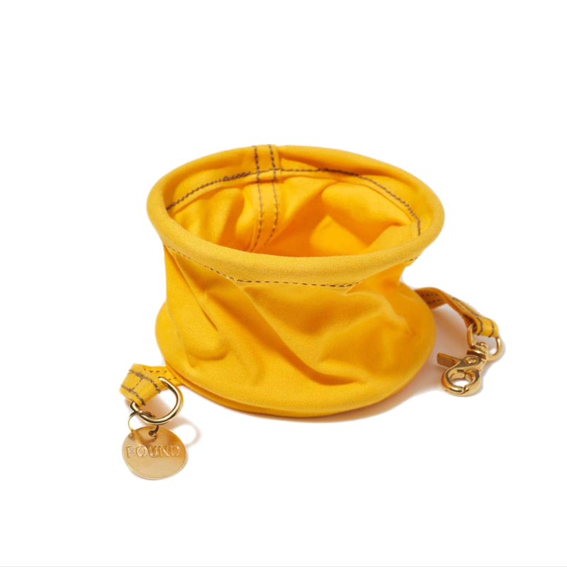 Cotton Canvas Collapsable Water Bowl