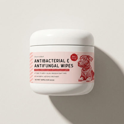 Antibacterial &amp; Antifungal Medicated Wet Wipes for Dogs