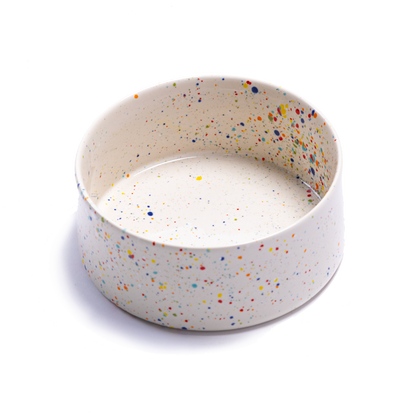 Festive Confetti Dog Bowl