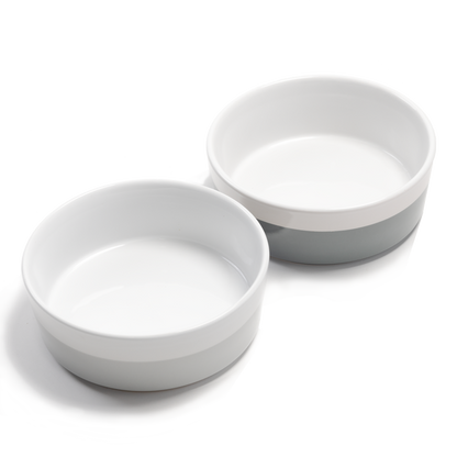 COLOR-BLOCKED STRIPED DIPPER BOWL