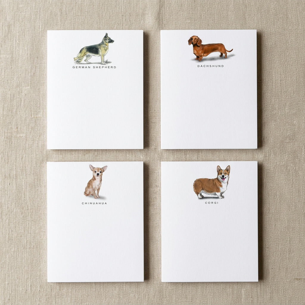 Fable &amp; Sage Note Card Sets - 24 Breeds