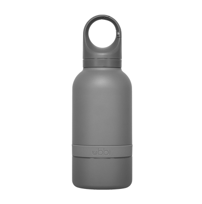 Charcoal Pup + Me Water Bottle