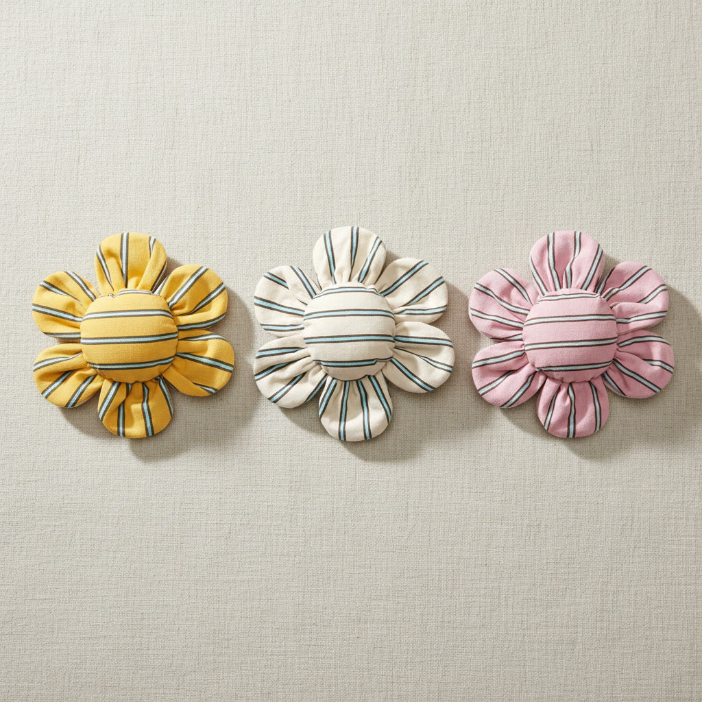 Stripe Daisy Dog Toy