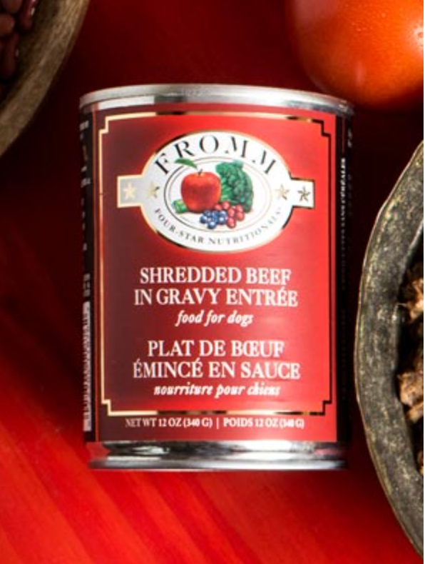 Fromm: Shredded Beef In Gravy - Wet