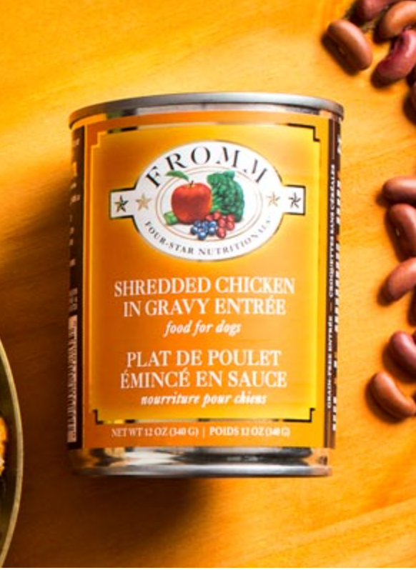 Fromm: Shredded Chicken In Gravy - Wet