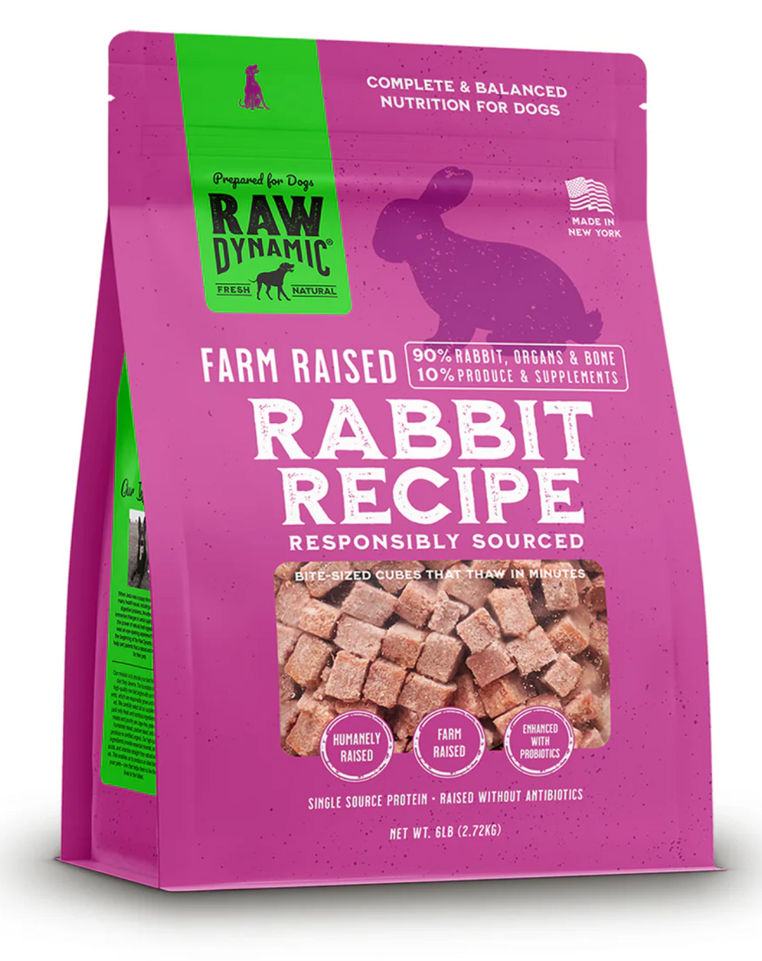 Raw Dynamic - Frozen Rabbit 3oz.