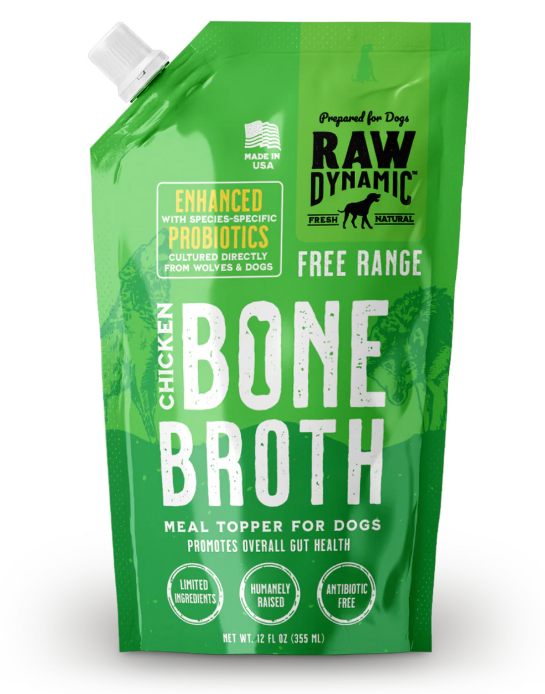 Raw Dynamic - Bone Broth - Chicken for Dogs