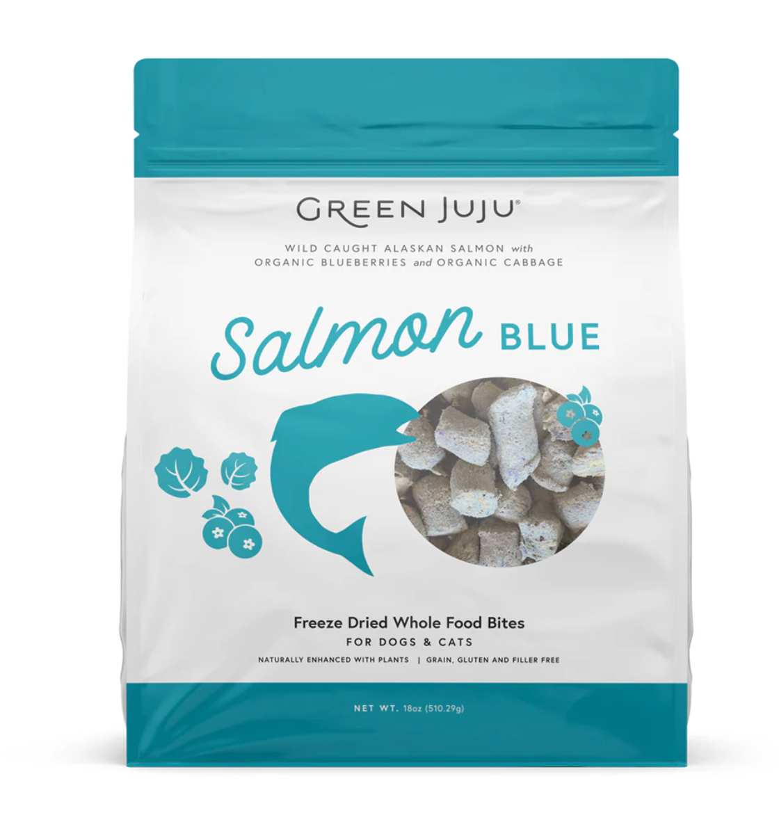 Green Juju - Whole Food Bites - Salmon Blue