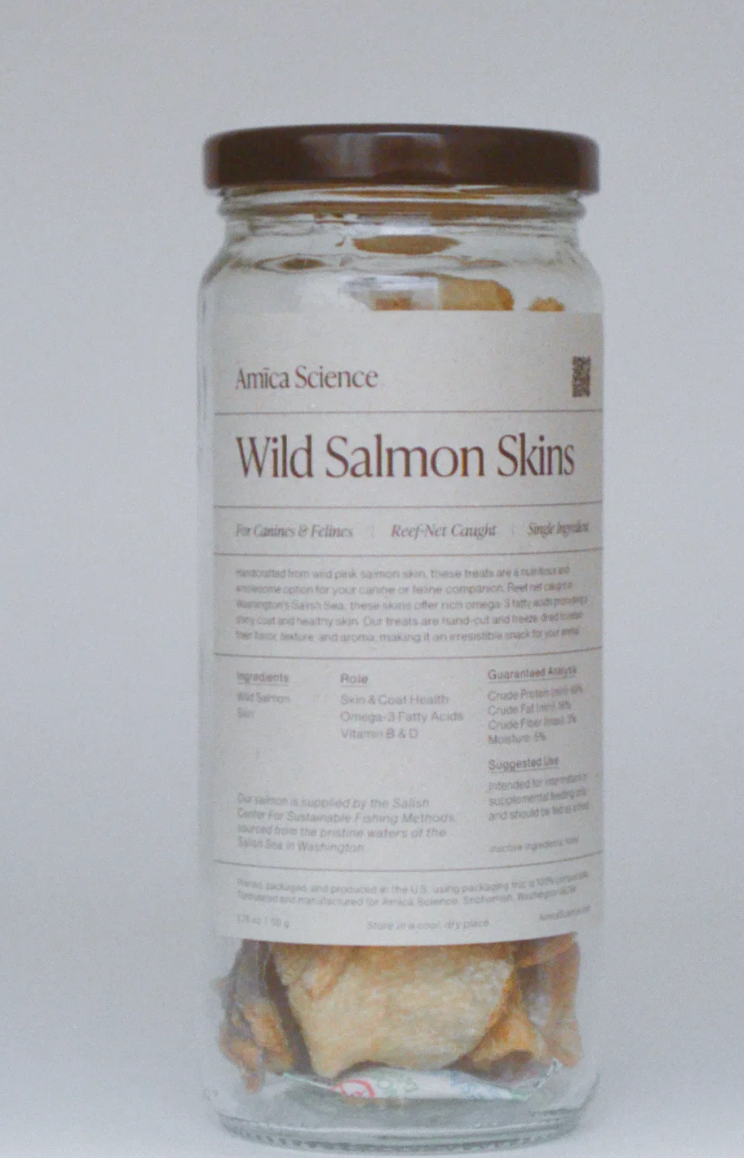 Amica Science - Wild Salmon Skins - Jar
