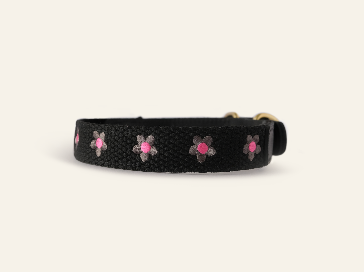 Daisy Leather Dog Collar