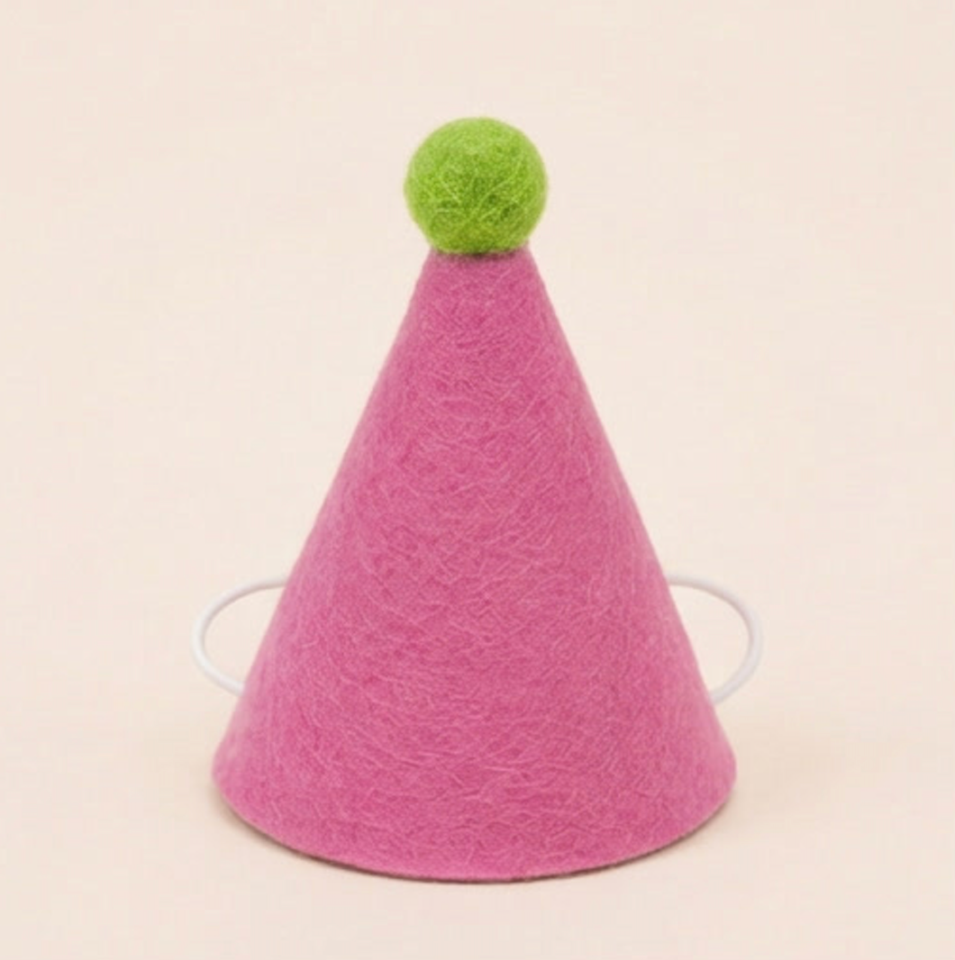Pompom Party Hat