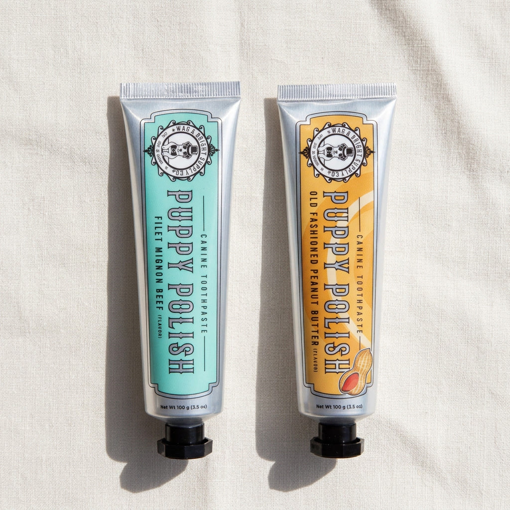Puppy Polish Toothpaste - Old Fashioned Peanut Butter