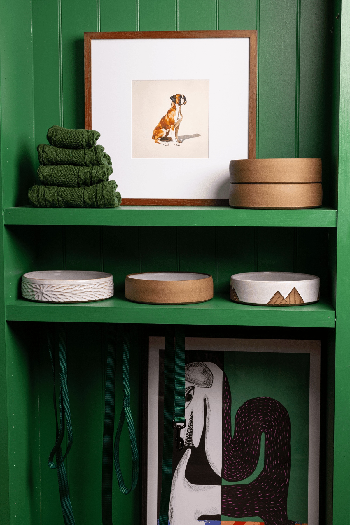 A Seated Boxer Framed Print - THE BOXER