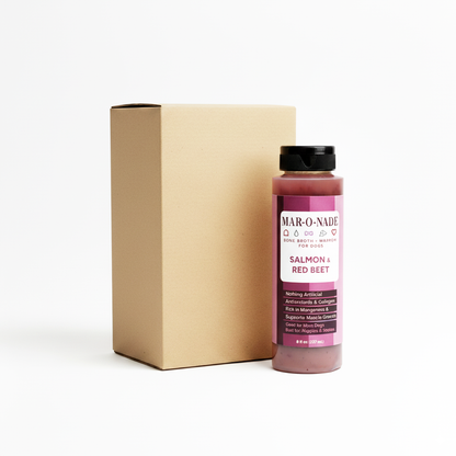 Salmon &amp; Red Beet Bone Broth + Marrow for Dogs