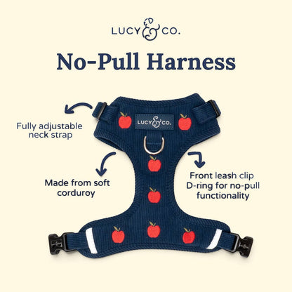 Appley Ever After Corduroy No-Pull Harness