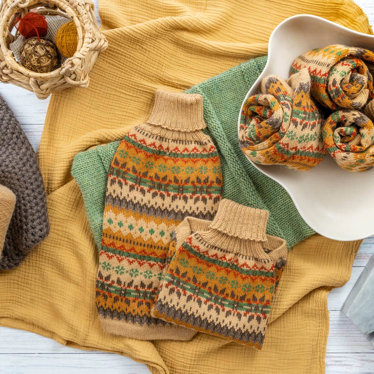 Fair Isle Finn Alpaca Sweater - THE BOXER