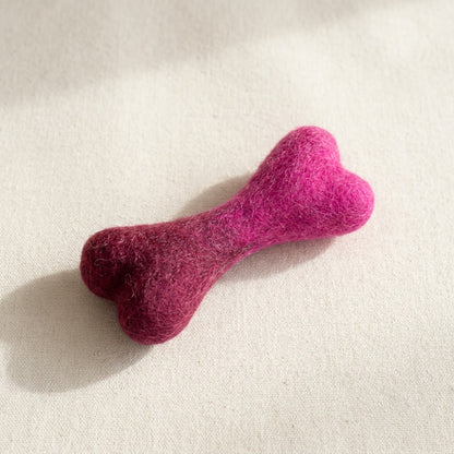 Ombre Wool Dog Toy