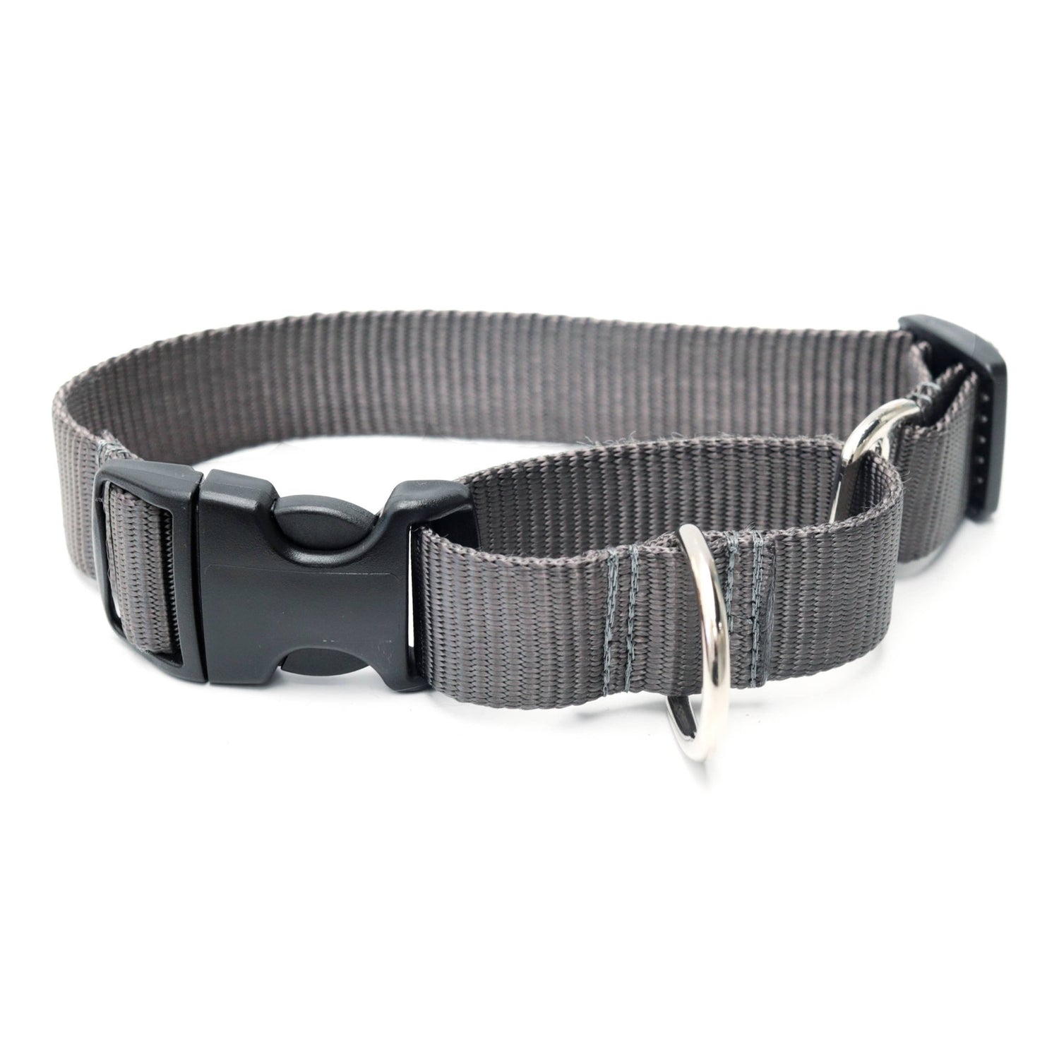 Nylon Martingale Loop Dog Collars Quick Release Buckle - THE BOXER