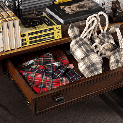 Plaid Deer Canvas Toy - THE BOXER